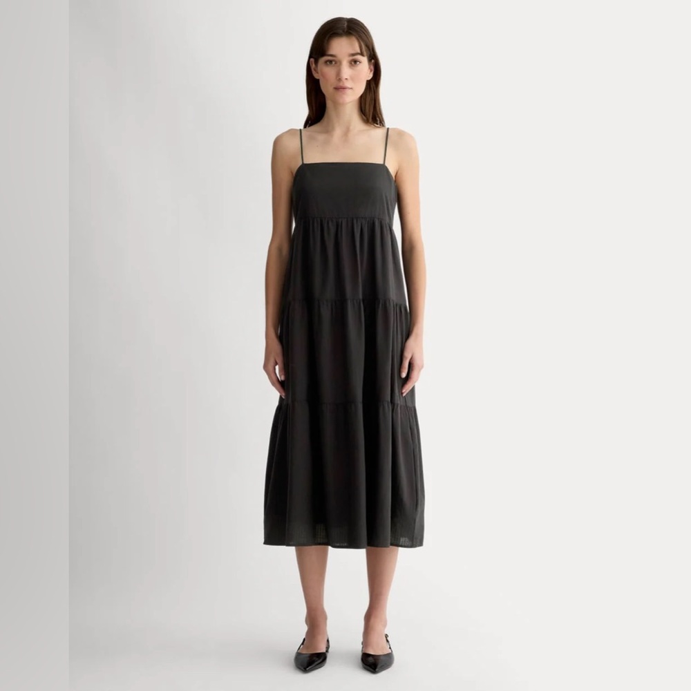 EVERLANE THE GAUZE TIERED DRESS